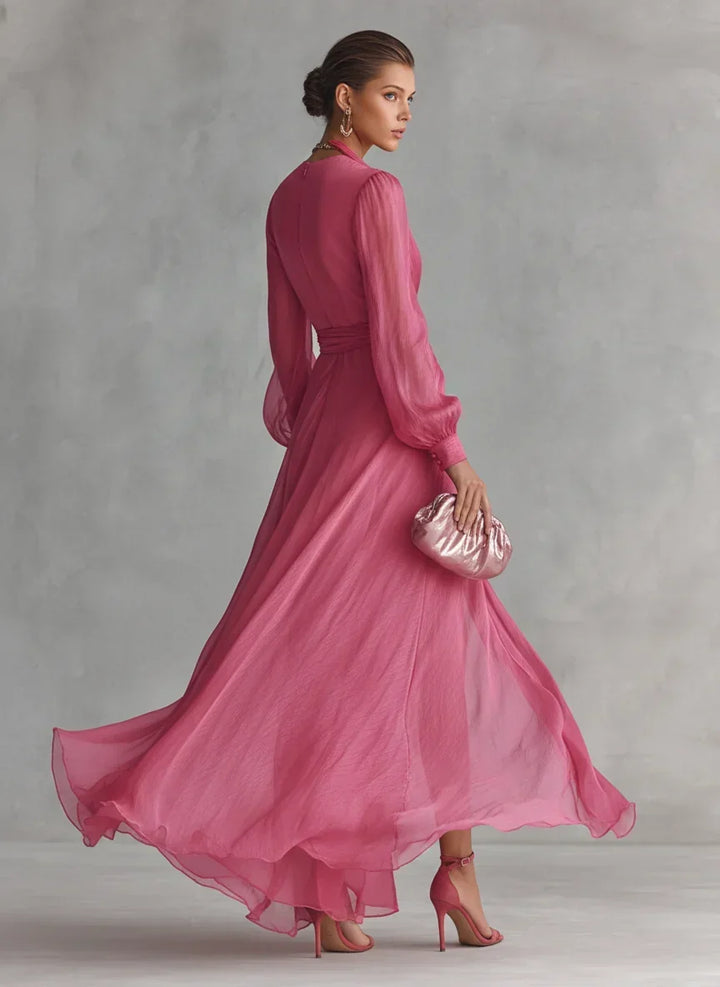 Caelissea - Robe longue lustrée