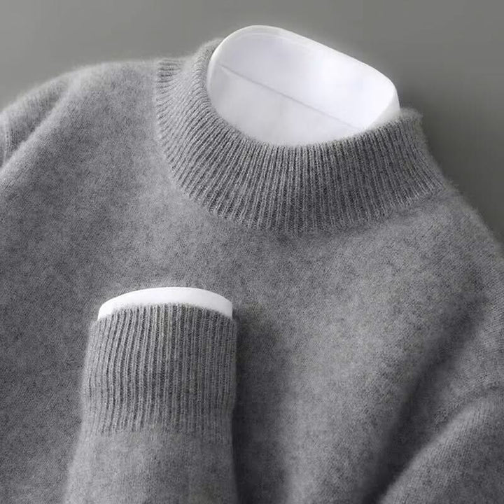 Ulvian - Pull à col montant doux au toucher
