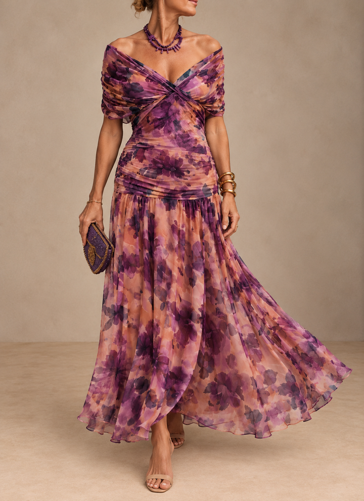 Nola - Robe de soirée sirène éthérée
