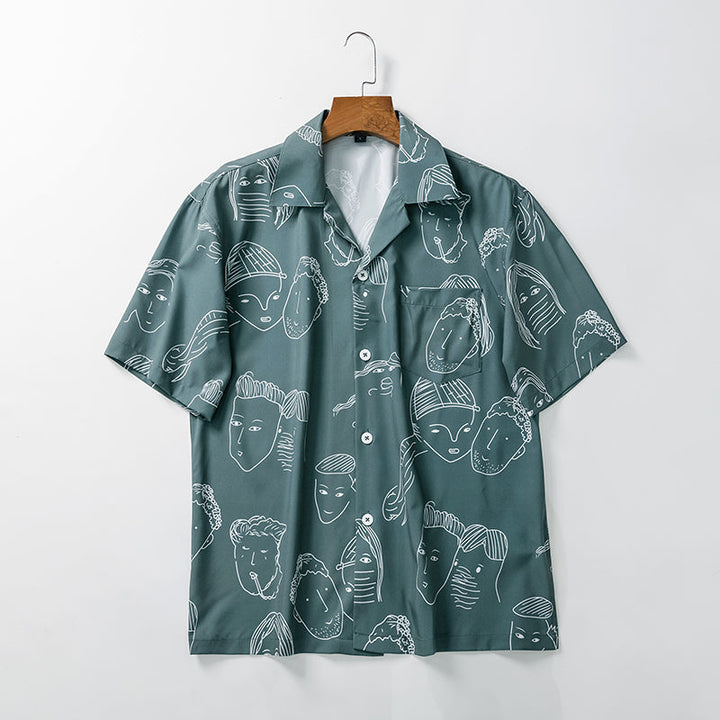 Nash - Chemise à col cubain au toucher doux