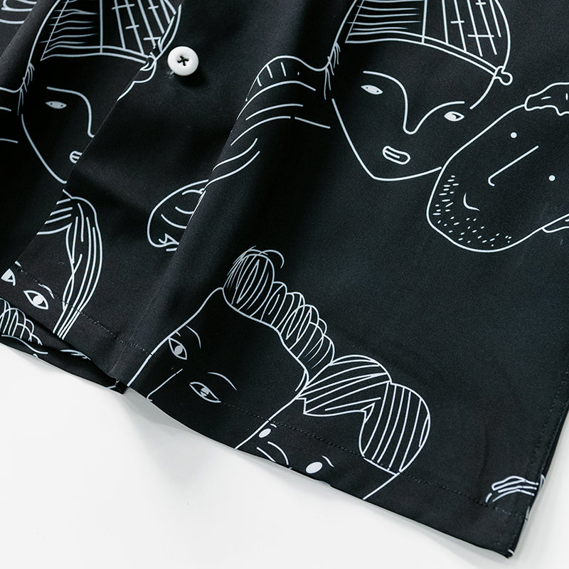 Nash - Chemise à col cubain au toucher doux