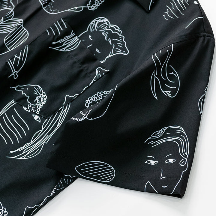Nash - Chemise à col cubain au toucher doux