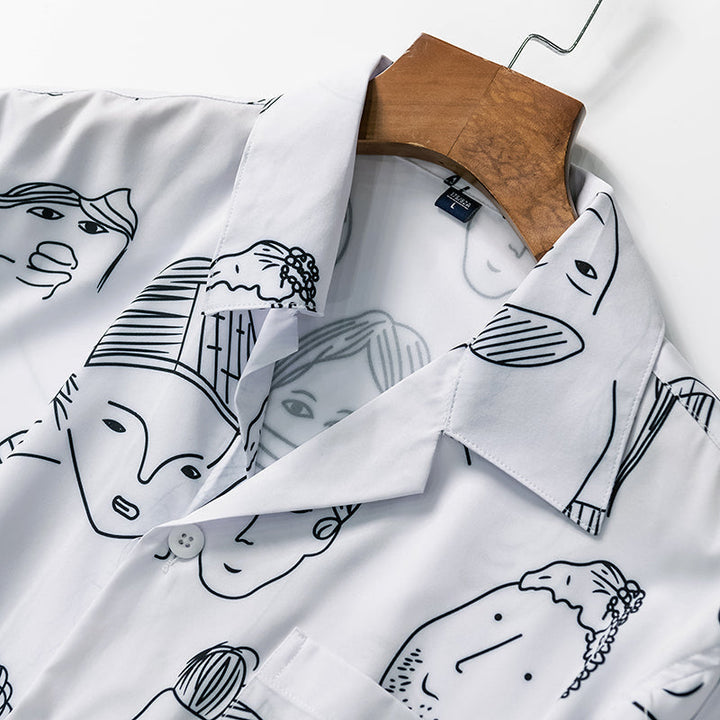 Nash - Chemise à col cubain au toucher doux