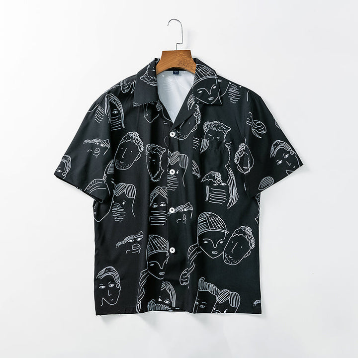 Nash - Chemise à col cubain au toucher doux