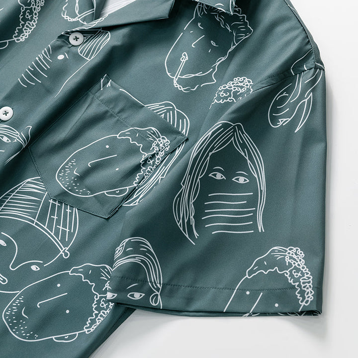 Nash - Chemise à col cubain au toucher doux