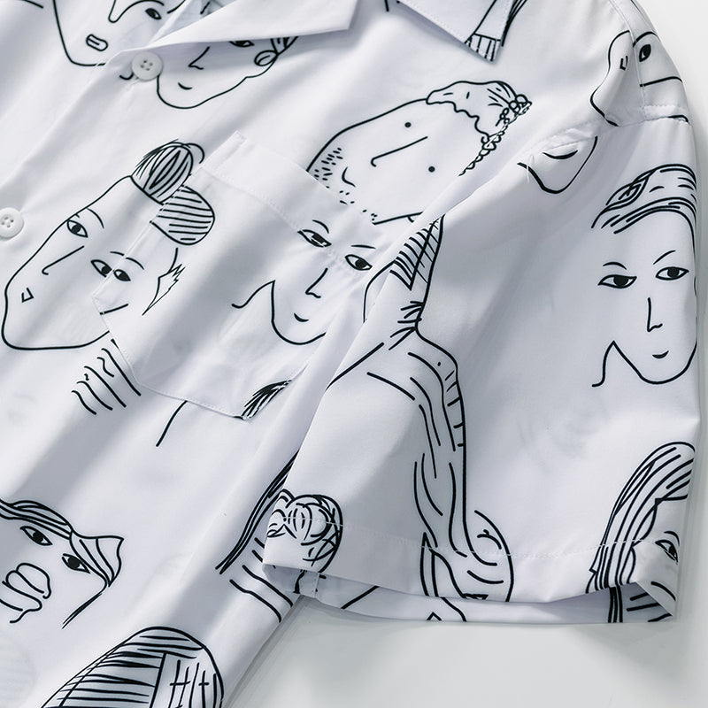 Nash - Chemise à col cubain au toucher doux
