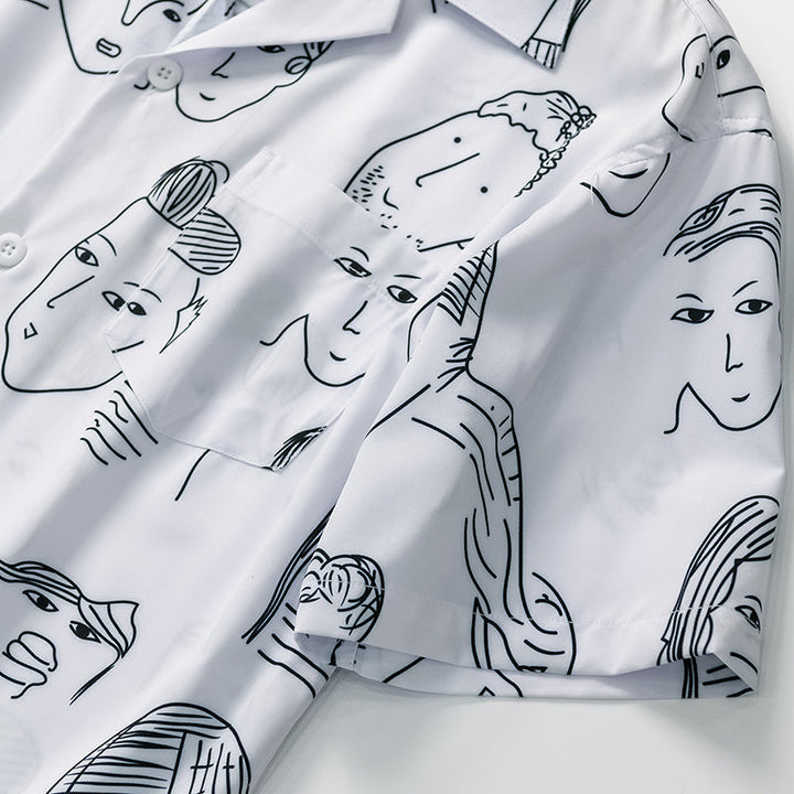 Nash - Chemise à col cubain au toucher doux
