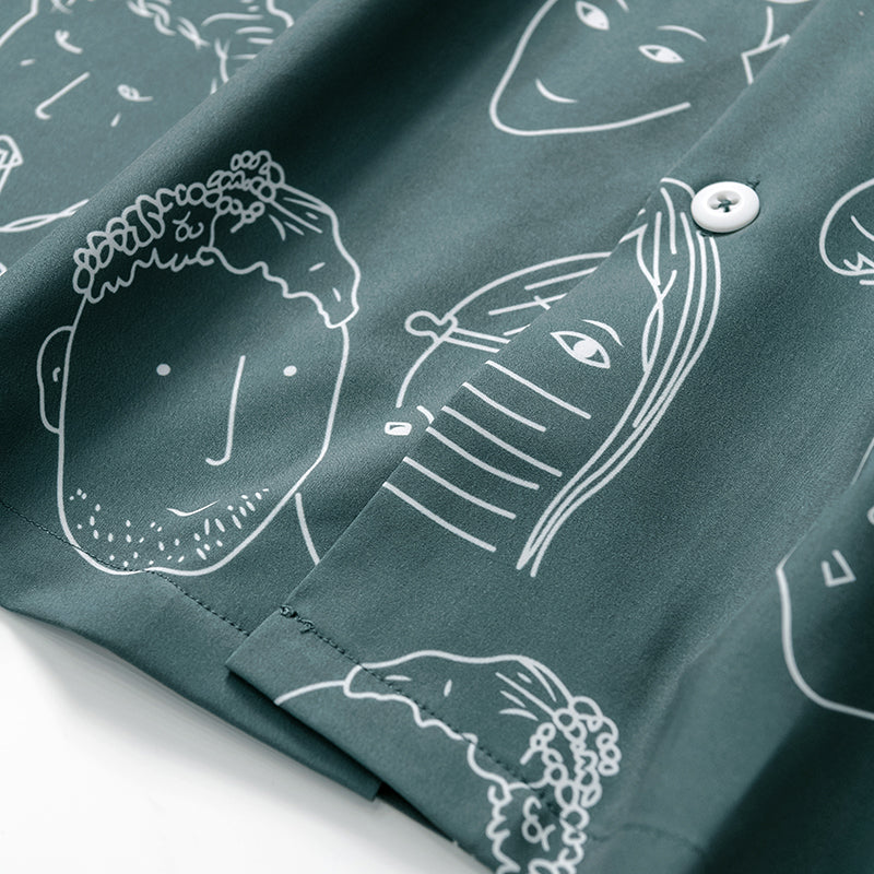 Nash - Chemise à col cubain au toucher doux