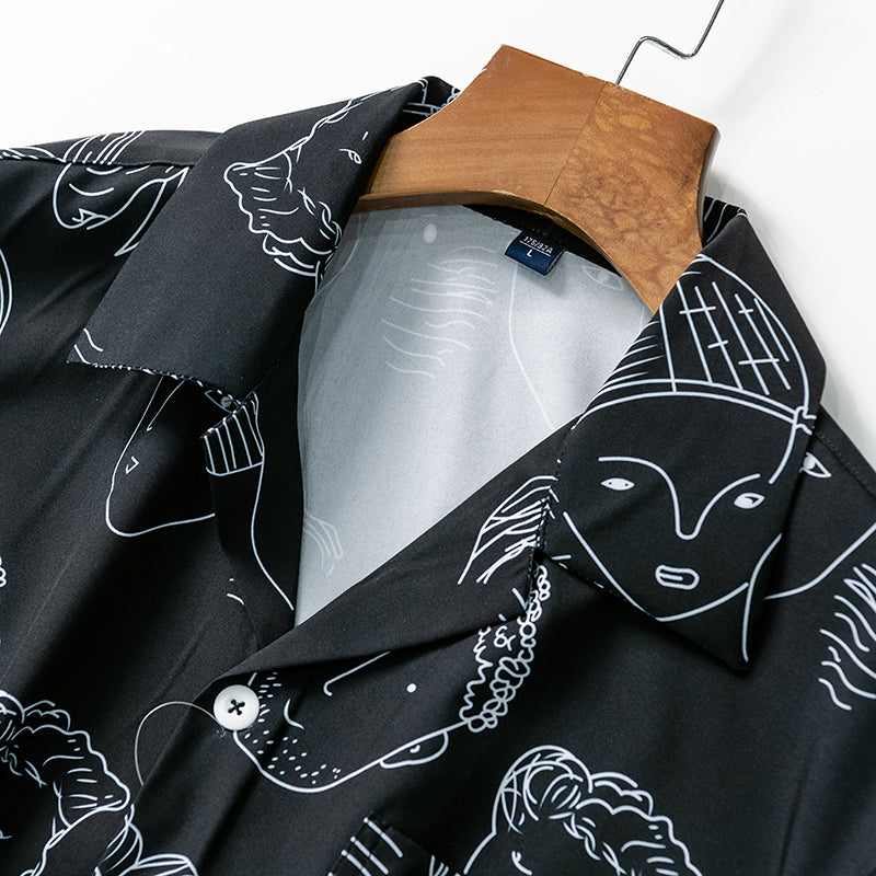 Nash - Chemise à col cubain au toucher doux