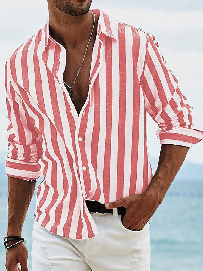 Averic - Chemise rayée sur mesure