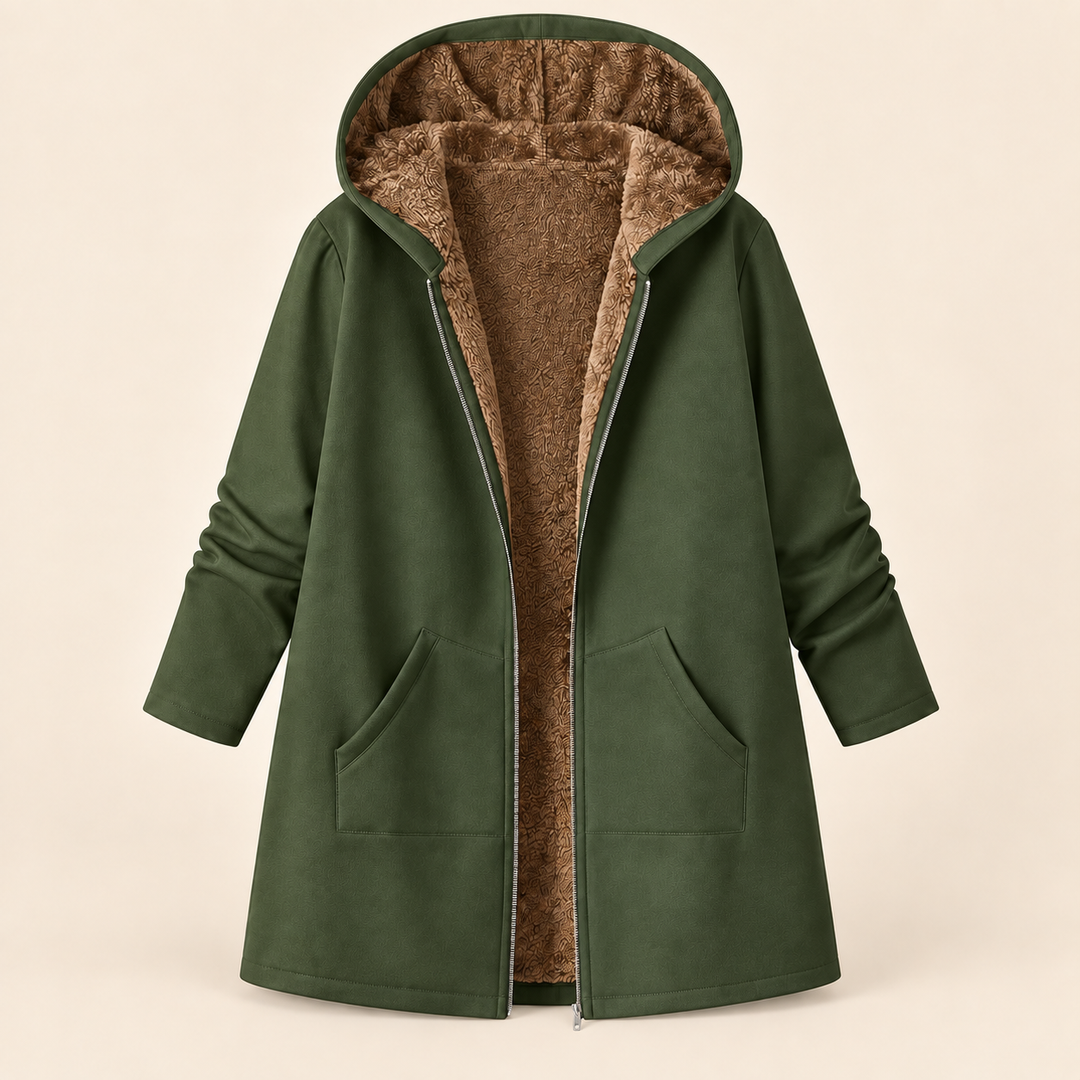 Nadja - Manteau long à capuche