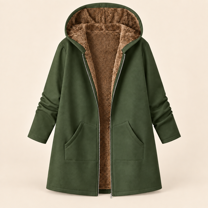 Nadja - Manteau long à capuche