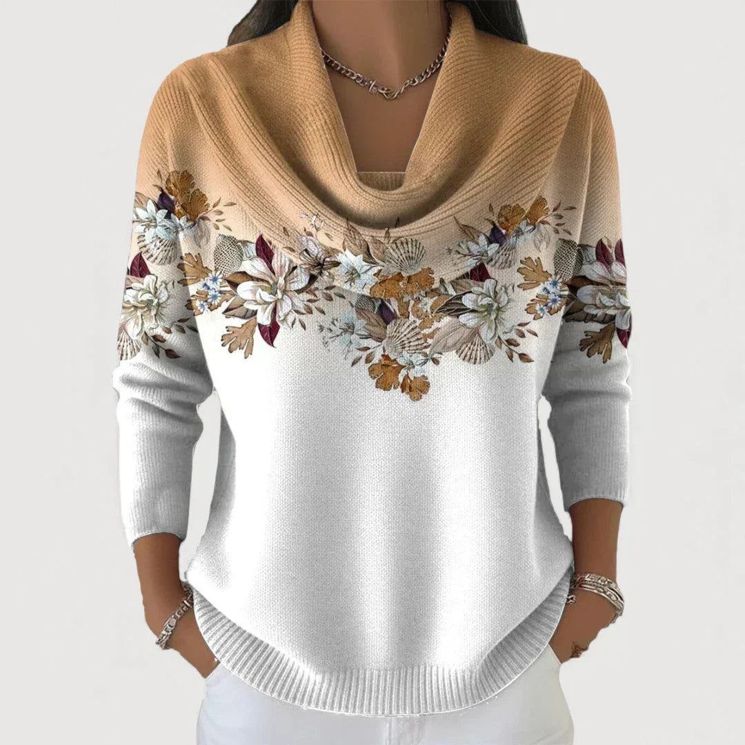 Brionyse - Pull drapé doux au toucher