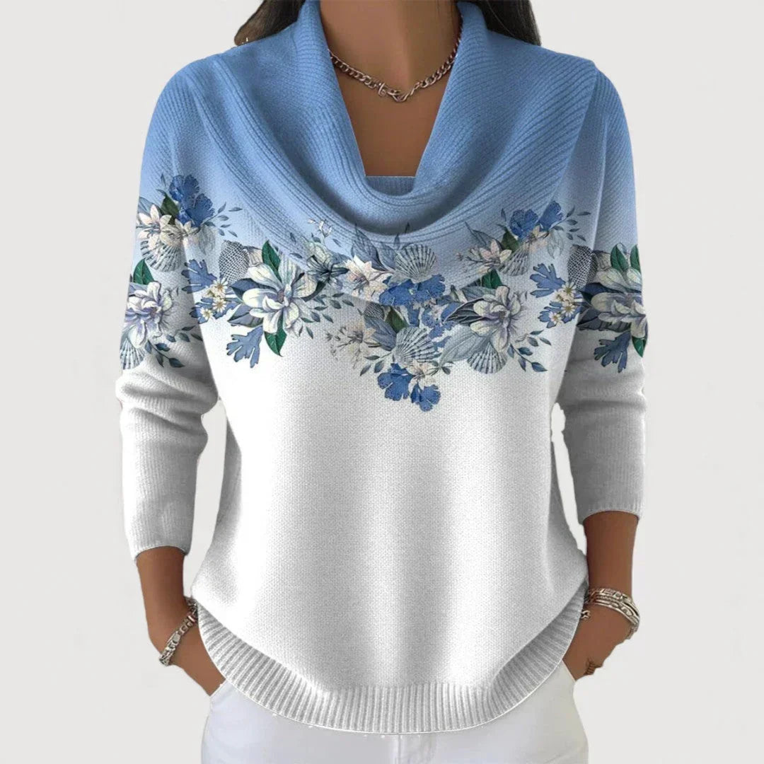 Brionyse - Pull drapé doux au toucher