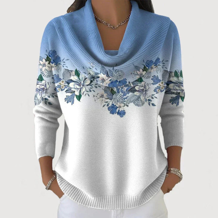 Brionyse - Pull drapé doux au toucher