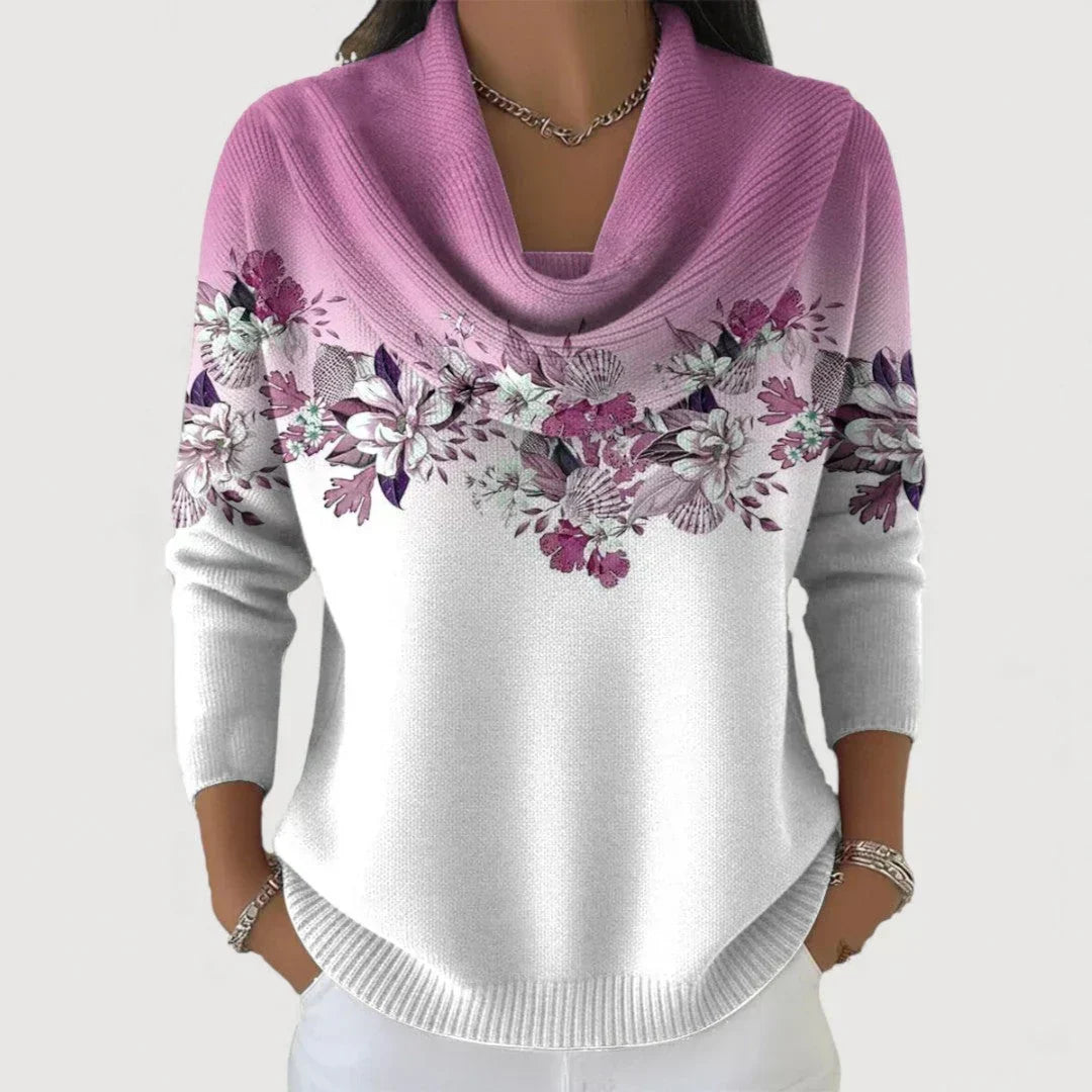 Brionyse - Pull drapé doux au toucher