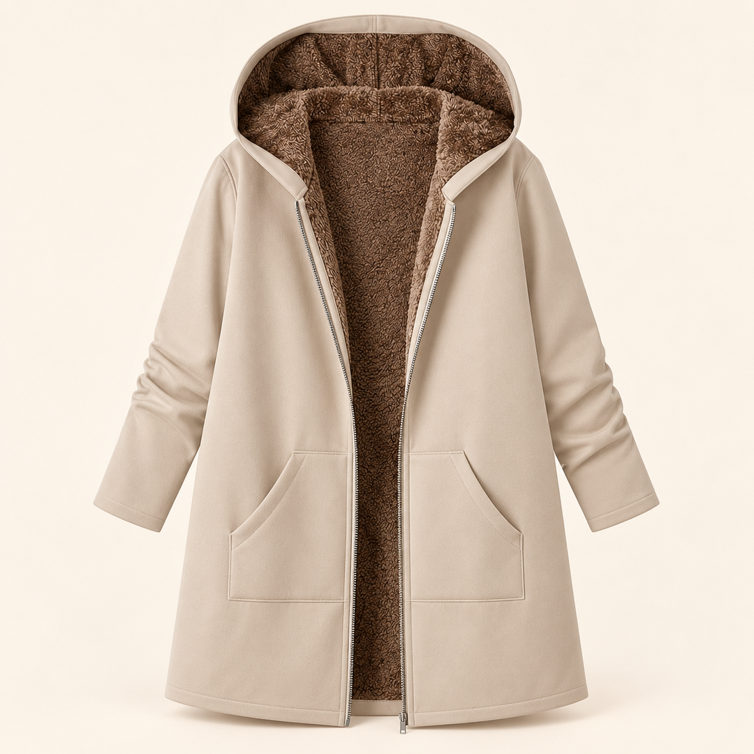 Nadja - Manteau long à capuche