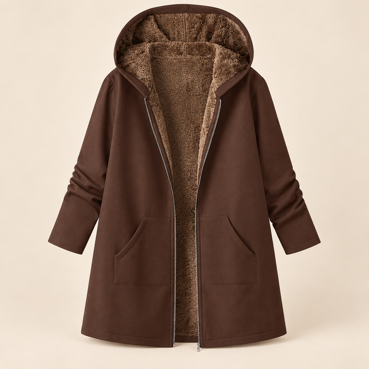 Nadja - Manteau long à capuche