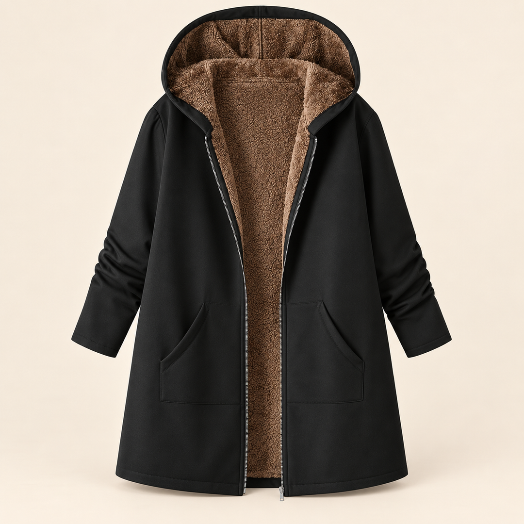 Nadja - Manteau long à capuche