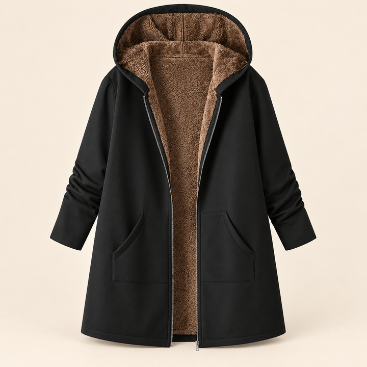 Nadja - Manteau long à capuche