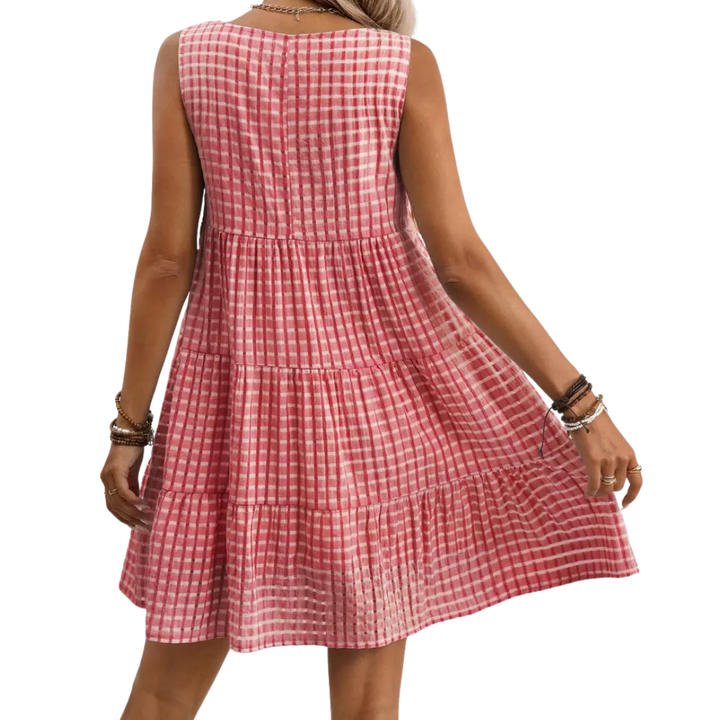 Elsie - Mini-robe à volants sans manches