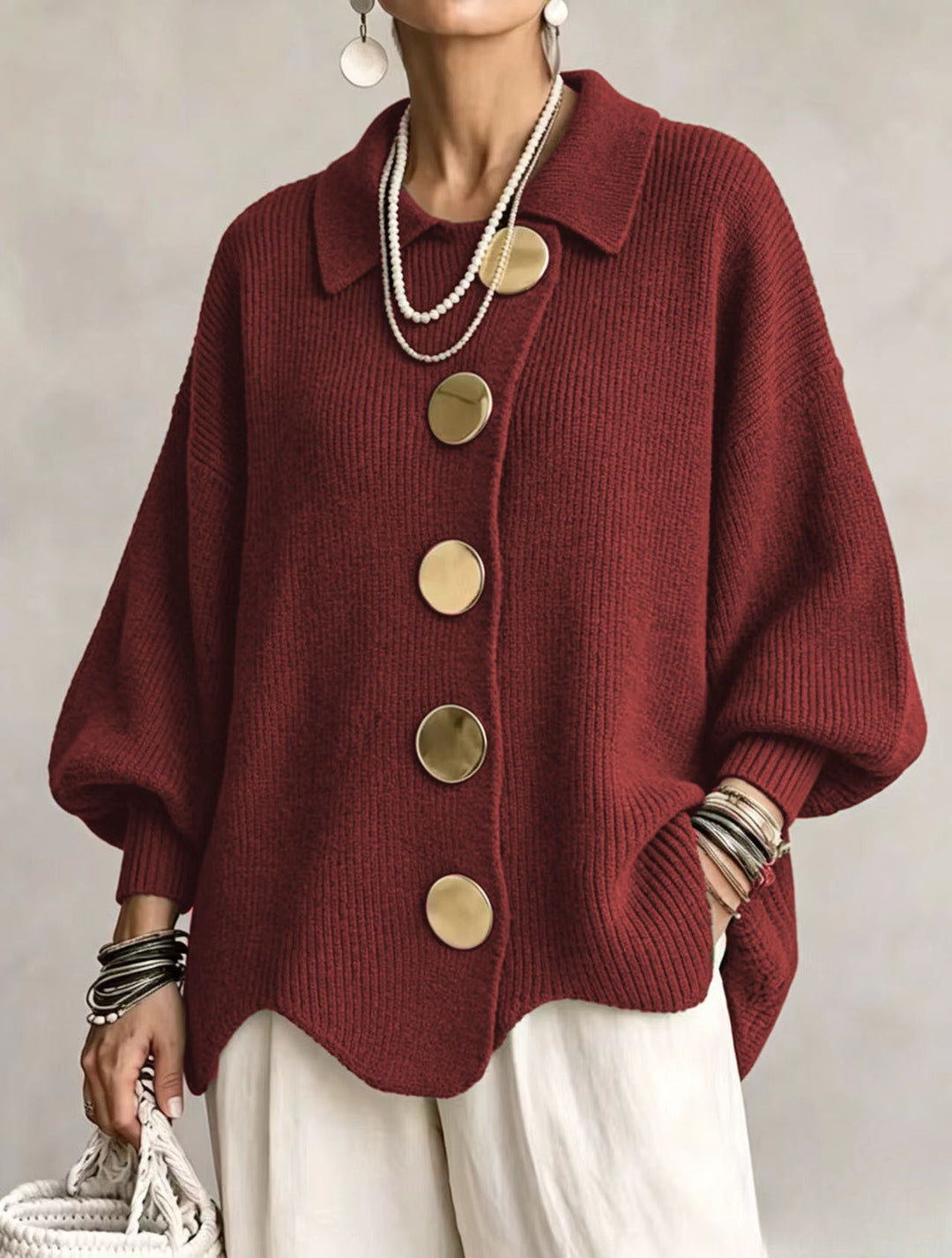 Kaelinae - Cardigan oversize épais