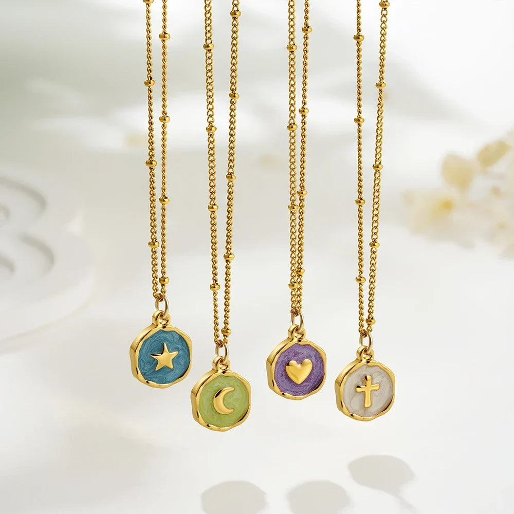 Brisalyn - Collier à charms délicat