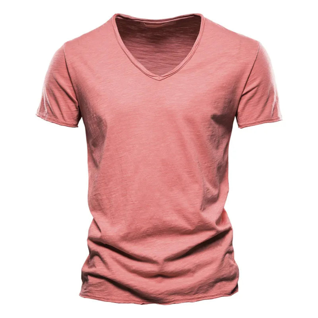 Jackson - T-shirt col V doux au toucher