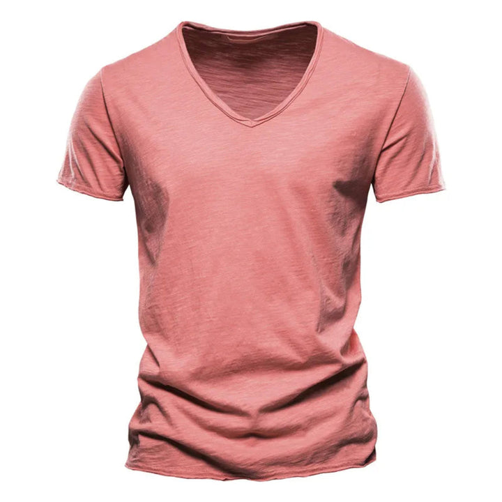 Jackson - T-shirt col V doux au toucher