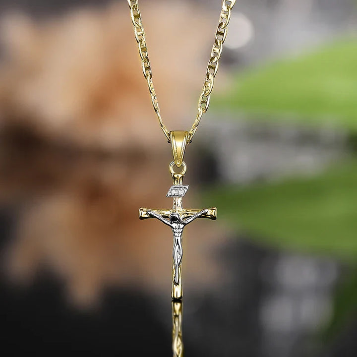 Bayford - Collier pendentif croix brillante