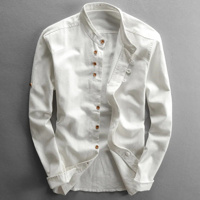 Berkley - Chemise en mélange de lin haut de gamme