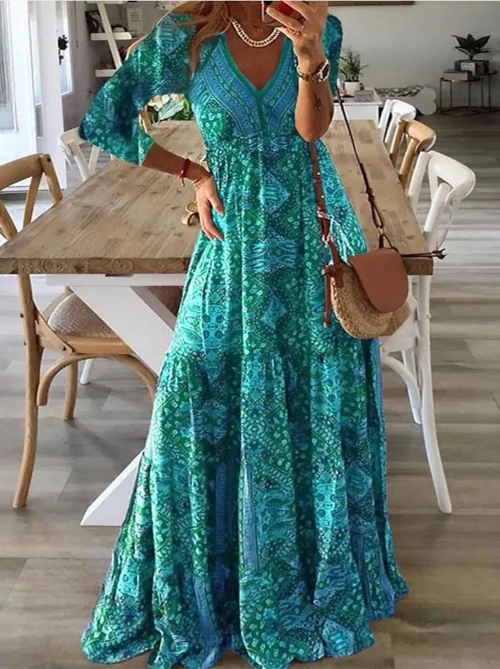 Ysavelle - Robe bohème au toucher doux