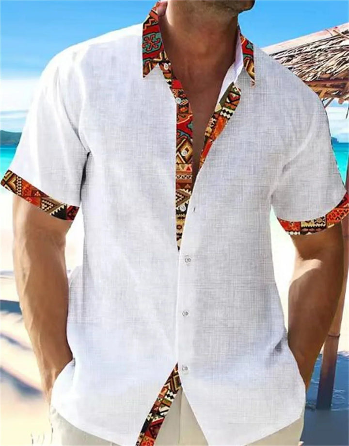 Eastcott - Chemise d'été décontractée à motif ethnique