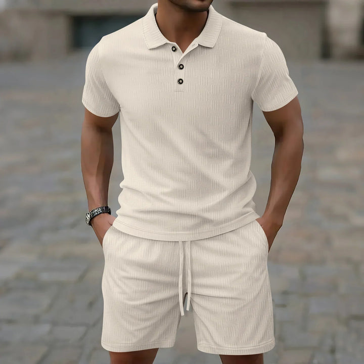 Pryce - Ensemble polo et short légers pour homme