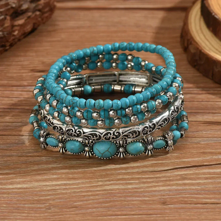 Veranisse - Ensemble de bracelets bohème chic