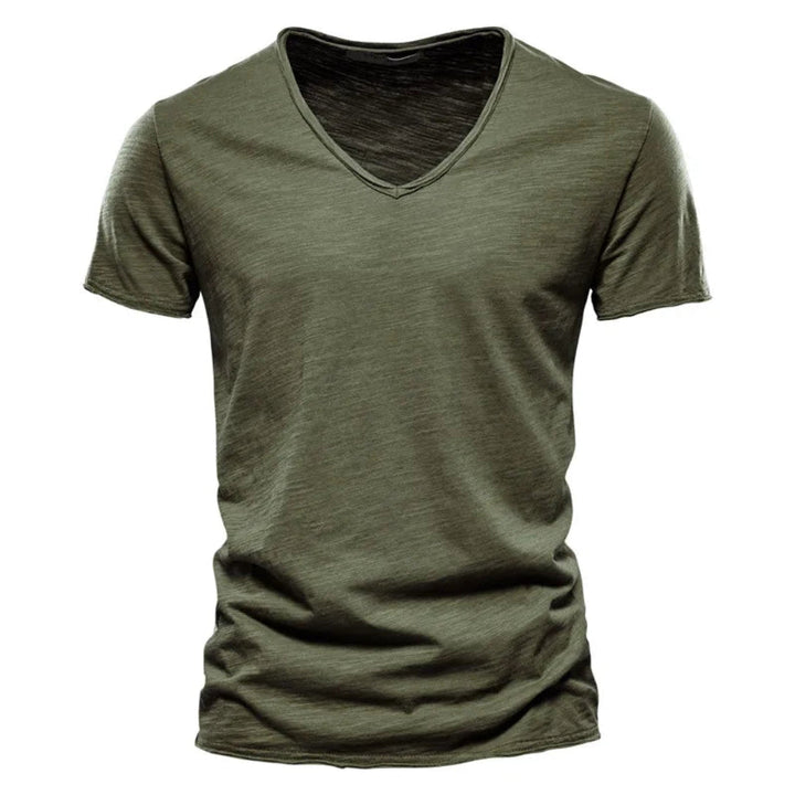 Jackson - T-shirt col V doux au toucher