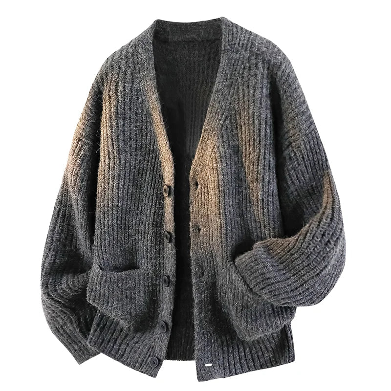 Galienne - Cardigan oversize à col V au toucher doux