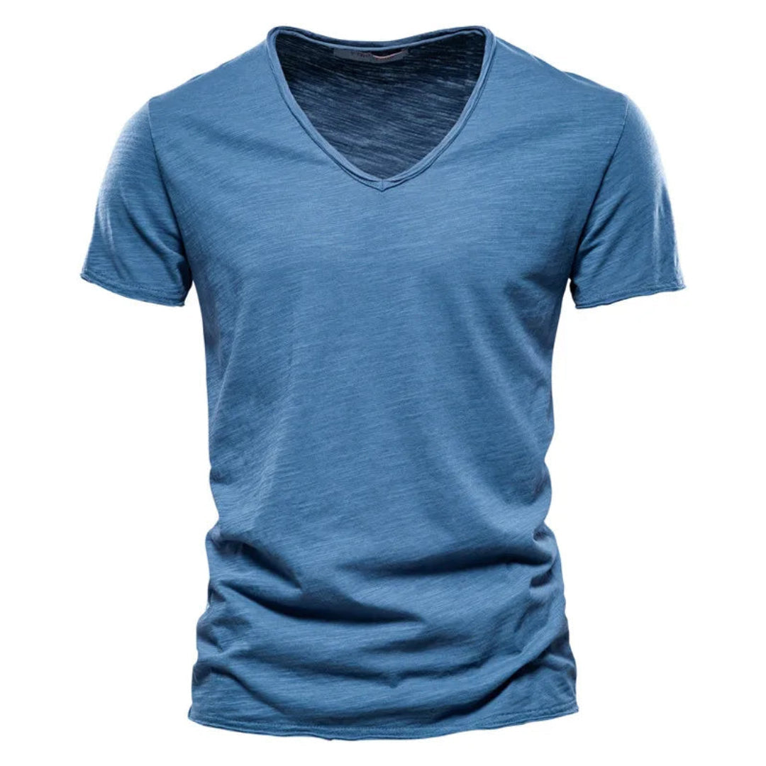 Jackson - T-shirt col V doux au toucher