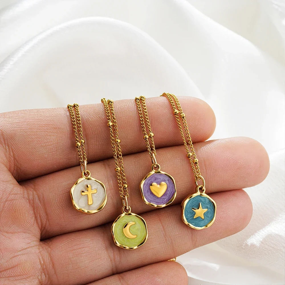 Brisalyn - Collier à charms délicat