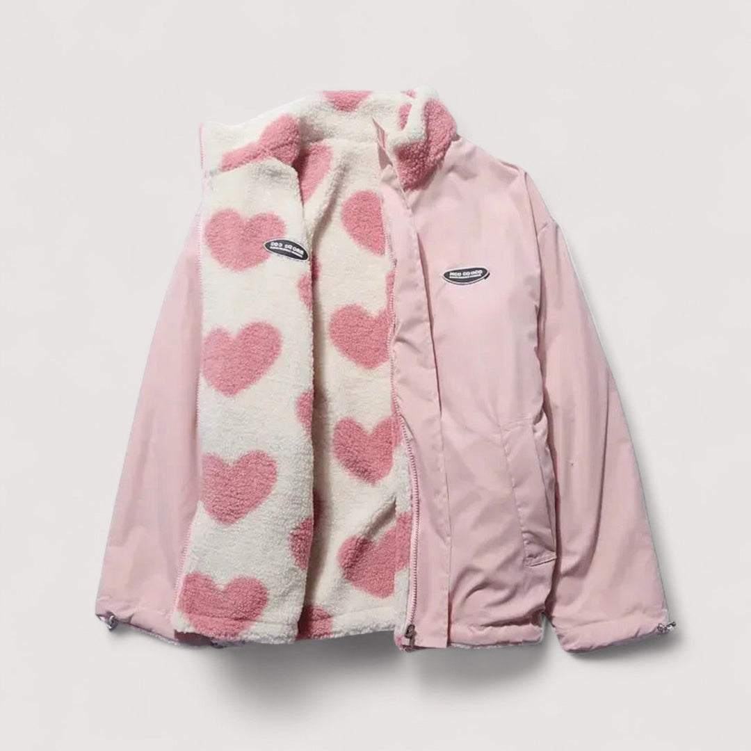 Adera - Veste réversible au toucher doux