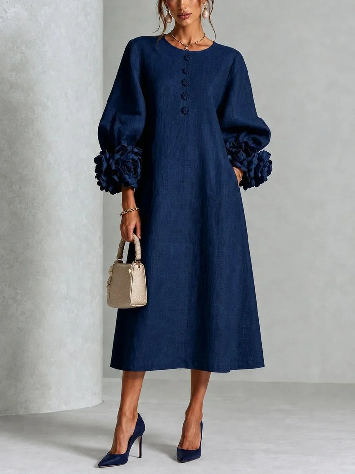 Anavise - Robe midi élégante