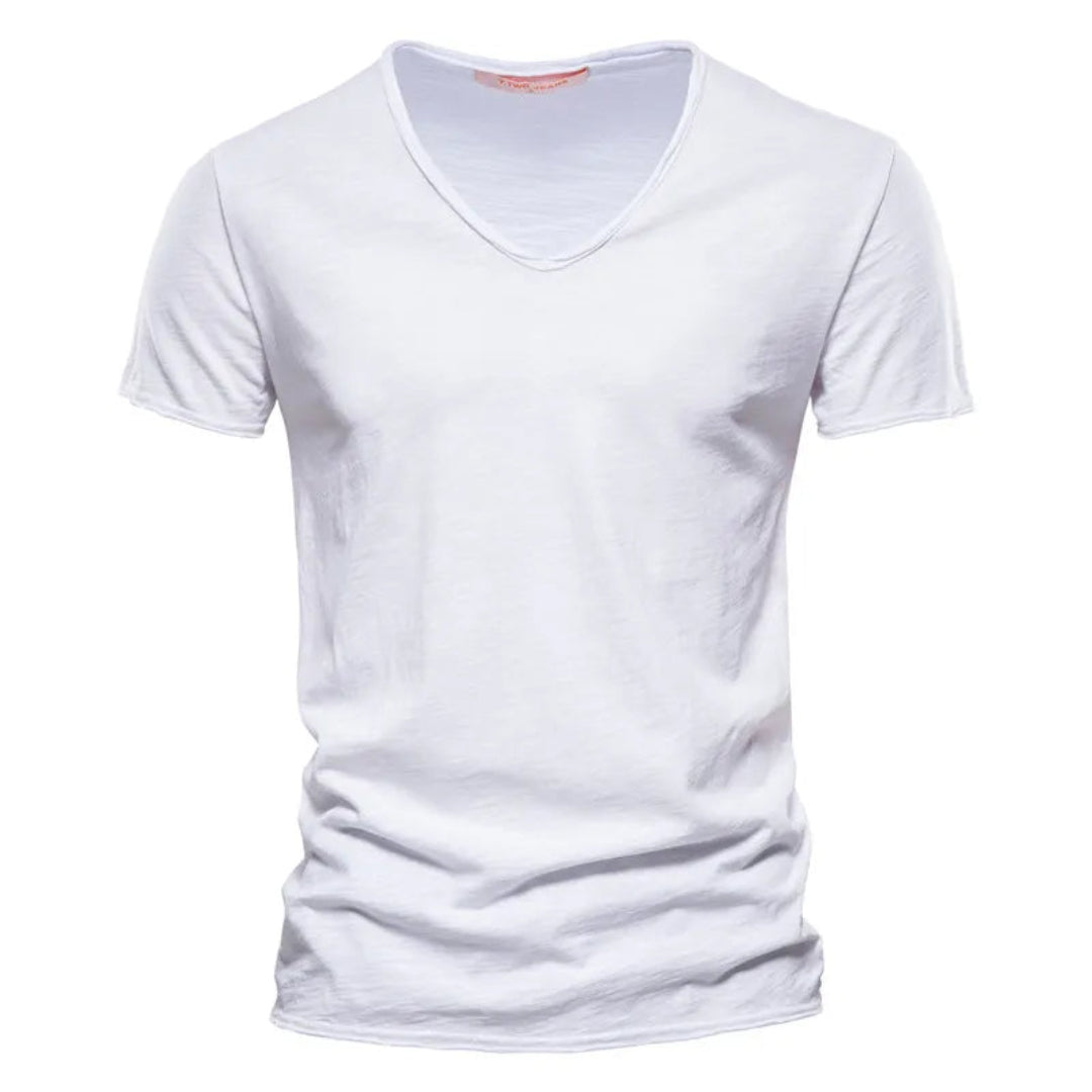 Jackson - T-shirt col V doux au toucher