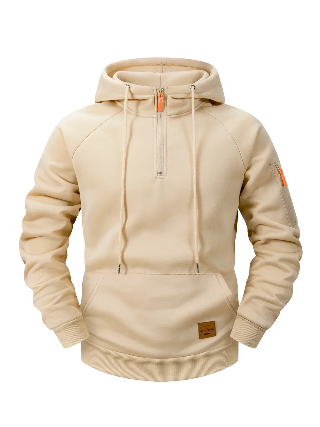 Quenford - Sweat à capuche zippé au toucher doux