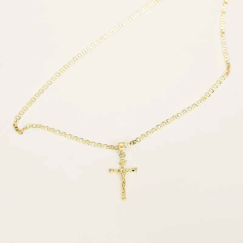 Bayford - Collier pendentif croix brillante