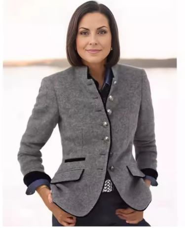 Violeta - Veste légère à col montant