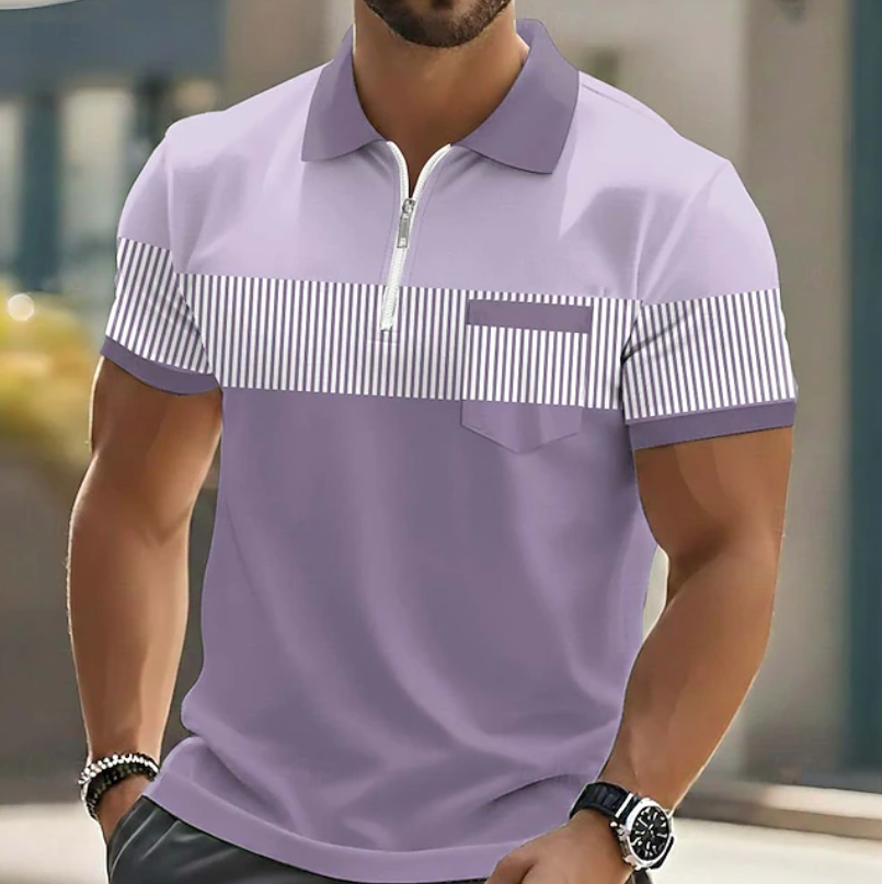 Bexford - Polo à col zippé, doux au toucher