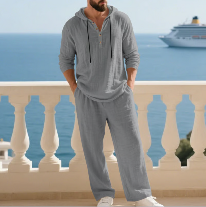 Highmore - Ensemble deux pièces en lin, coupe décontractée