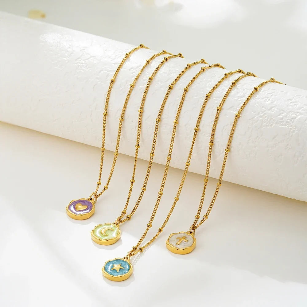 Brisalyn - Collier à charms délicat
