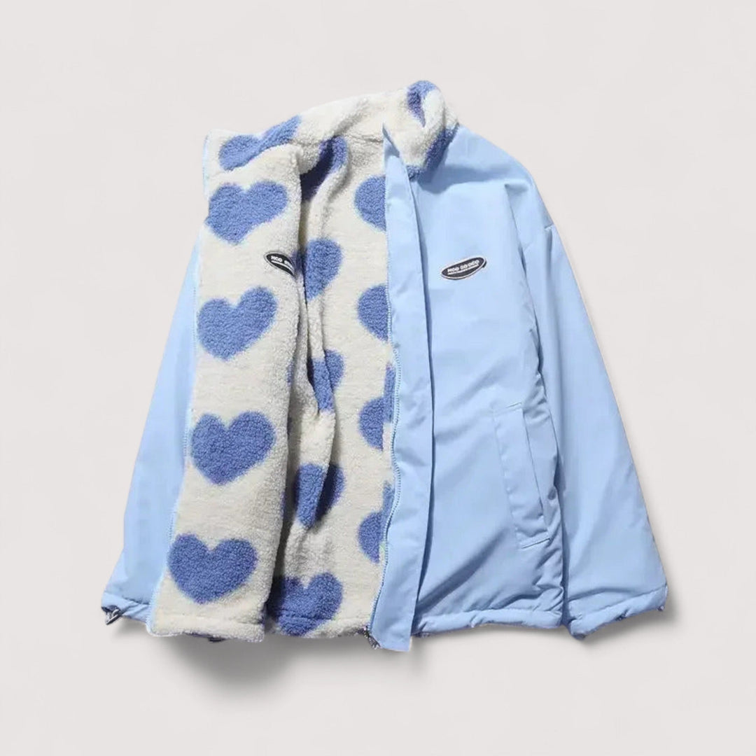 Adera - Veste réversible au toucher doux