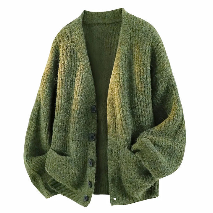 Galienne - Cardigan oversize à col V au toucher doux